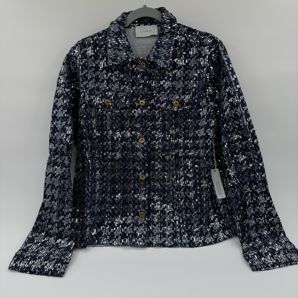 Six/Fifty Denim‎ Sequin Blazer